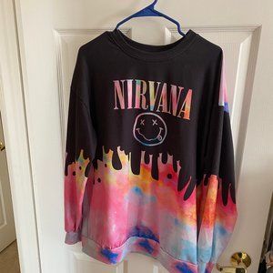 Nirvana Tie Dye Sweatshirt